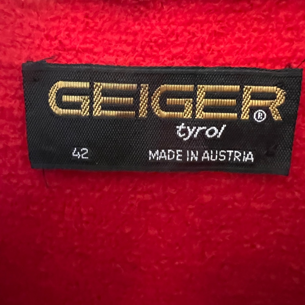 Geiger Red Wool Jacket - image 7